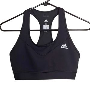 Adidas Climalite Women's Athletic Black Racerback Sports Bra Size Small